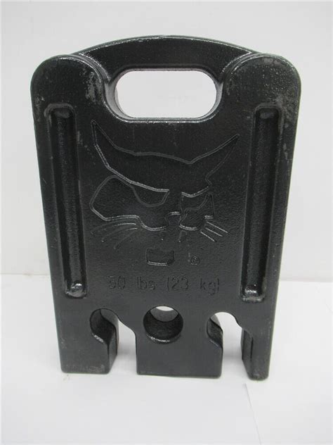 ebay skid steer counter counterweights|counterweights for bobcat skid steer.